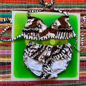 Vintage Two Piece Swimsuit